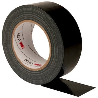 Abrasifs 3M Economy Duct tape 1900 noir 75mmx50m 3M
