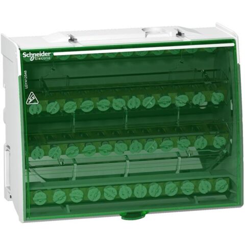 Acces. coffrets menager Bloc répartiteur 4P 125A 4x12 raccord. Schneider Distribution