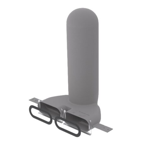 Accessoires traitement del'air Plenum CLRF 90° 2xComfoTube ZEHNDER