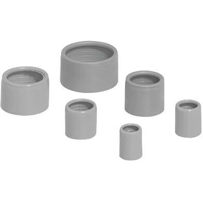 Accessoires tubes pvc Ingang slagvast 16 mm gris foncé RAL7037 HELIA