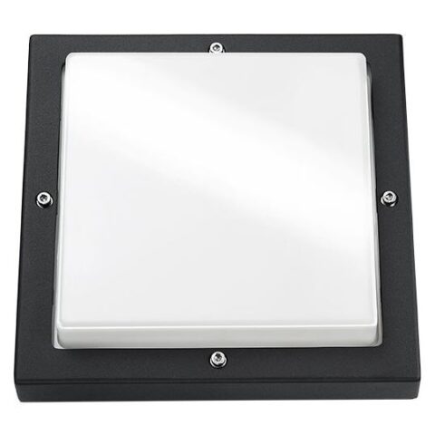 Armature murale apparent Bassi appl.E27 60W noir SG Lighting