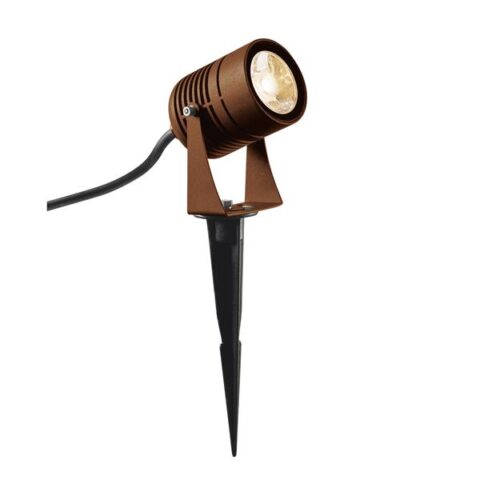 Armatures de jardin LED LED Spike rouille IP55 3000K 40° SLV Belgium