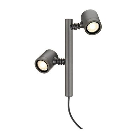 Armatures de jardin LED New Myra 2 2xGU10 anthracite SLV Belgium