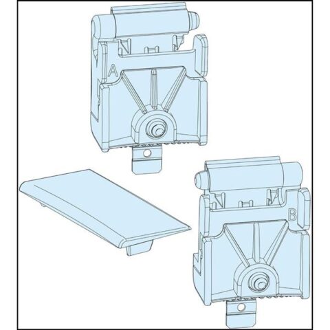 Armoires system + acces. KIT PIVOTEMENT PLASTRON Schneider Distribution