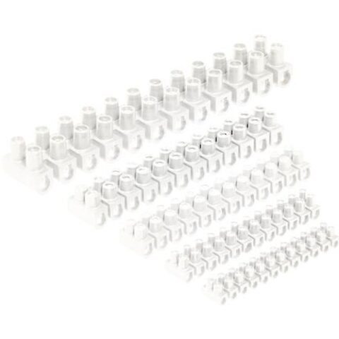 Barrettes de connexion Racc.de lustre 25mm² blanc HELIA