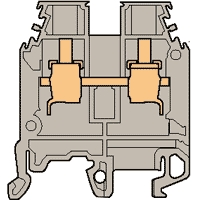 Bornes de raccordement Bloc de jonct.M6/8 gris ENTRELEC