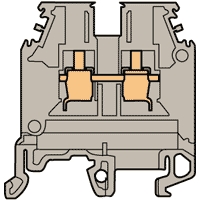 Bornes de raccordement M4/6 Borne gris ENTRELEC