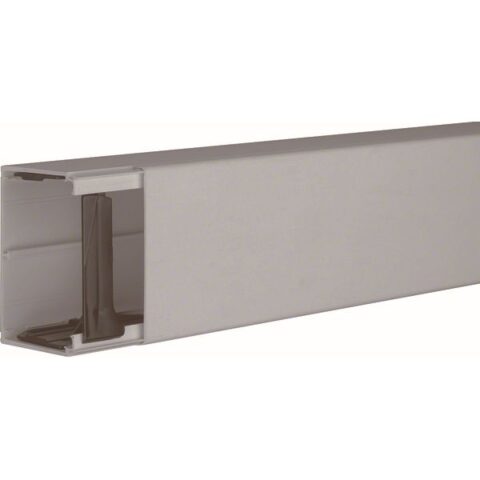 Canalisation mural pvc+access. Goulotte h60 l90 gris TEHALIT