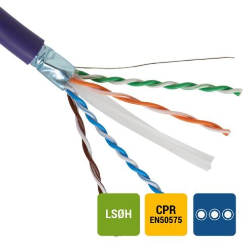 Cat 6 shielded F/UTP CAT6 4P LSOH B2ca-s1a