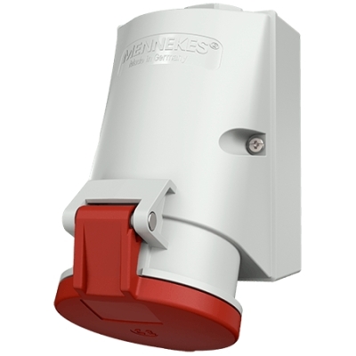 Cee - form PRISE MURALE 32A4P6H400V ROUGE IP44 MENNEKES