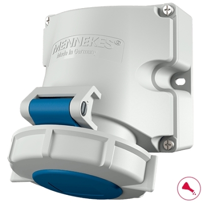 Cee - form Prise murale IP67 16A 3P 6h 230V MENNEKES