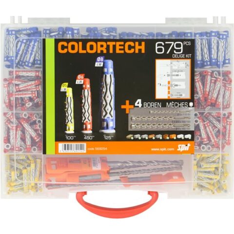 Chevilles Chevilles ColorTech (679 pcs.) SPIT