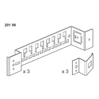 Cof.metal.+acces men/ind Jeu de 3 supports métal LEGRAND