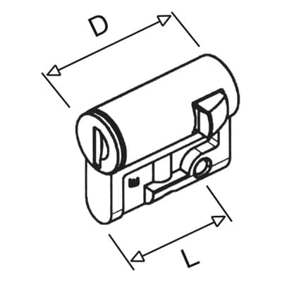 Coffrets gamme b & apo + acces Serr semi-cylind double panneton 3mm Vynckier (ABB)