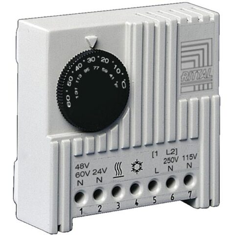 Coffrets metal mural + access. SK THERMOSTAT   24-230V  R7035 RITTAL