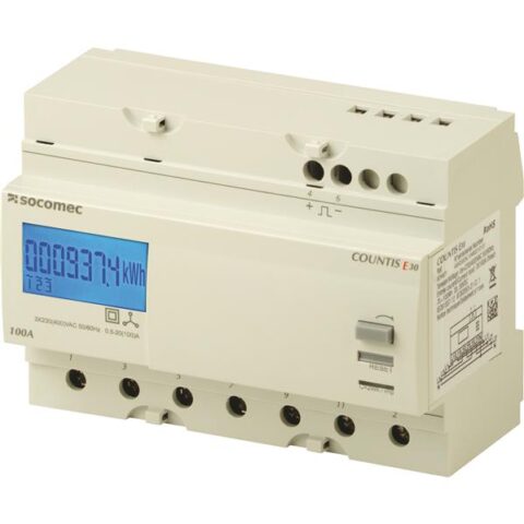 Compteurs kwh Compteur d'énergie  E30 3F 100A SOCOMEC