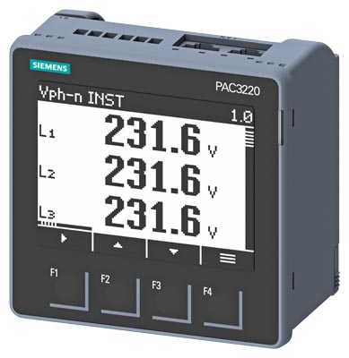 Compteurs kwh SENTRON PAC3220 LCD 96X96MM 230VCA SIEMENS