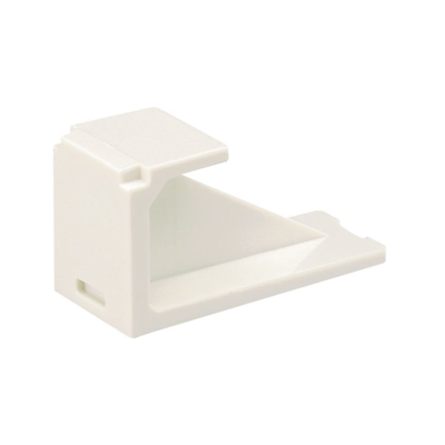 Connecteur&accesoire en cuivre Blank Module Artic White PANDUIT