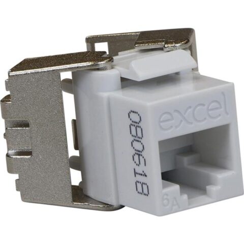 Connecteur&accesoire en cuivre CAT6A LOW PROF UNSCRD K/S JACK T/LESS-WT Excel Networking Solutions