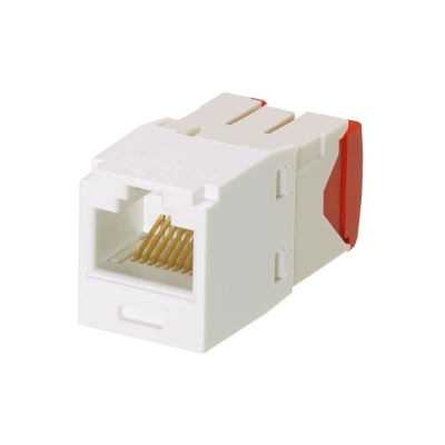 Connecteur&accesoire en cuivre RJ45 Jack TG Cat5e ar.whi PANDUIT