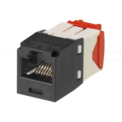 Connecteur&accesoire en cuivre RJ45 Jack TG Cat5e black PANDUIT