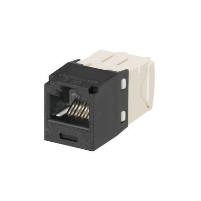 Connecteur&accesoire en cuivre RJ45 Jack TG Cat6 black PANDUIT