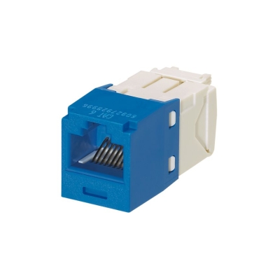 Connecteur&accesoire en cuivre RJ45 Jack TG Cat6 blue PANDUIT