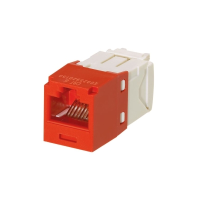 Connecteur&accesoire en cuivre RJ45 Jack TG Cat6 red PANDUIT