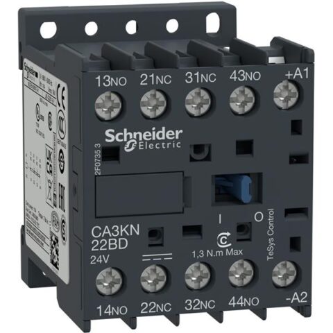 Contacteurs mini CONT 2F+2O VIS 24V DC Schneider Automation