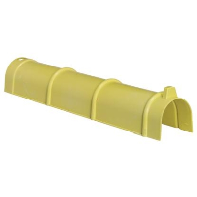 Couvre-cables /tube d'attente Protege cables 50x55x340 jaune HELIA