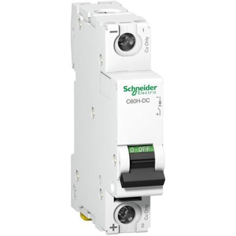 Disjonteurs 6ka C60H-DC 1P 2A C 250VDC Schneider Distribution