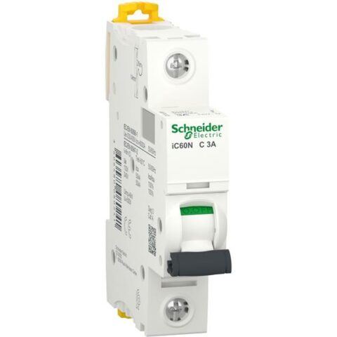 Disjonteurs 6ka iC60N 1P 3A C Schneider Distribution