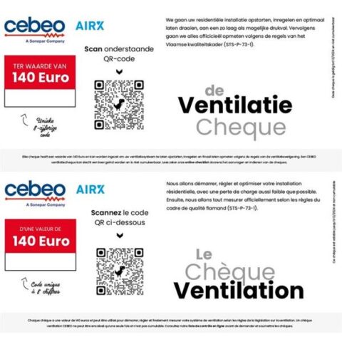 Divers Service cheque Ventilation Cebeo