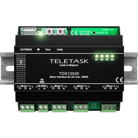 Domotica INTERFACE MOTEUR CA (4x350W MAX.) TELETASK