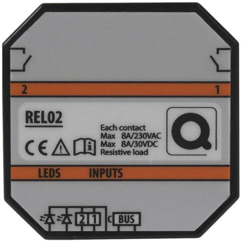 Domotica Module relais (2x8A) Qbus