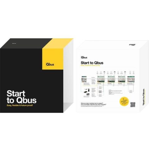 Domotica Paquet Start to Qbus (1x CTD10 avec Ethe Qbus