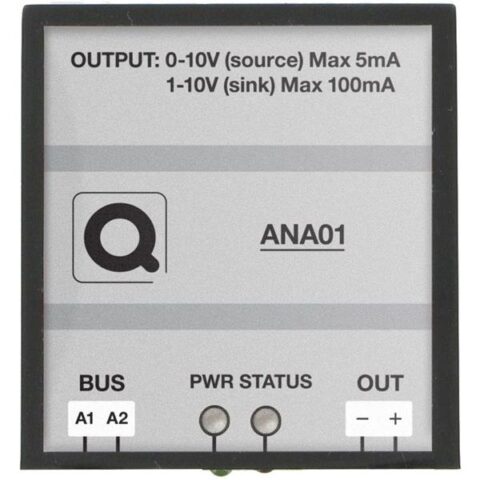 Domotica Sortie analogique (1x 0/1-10V) Qbus