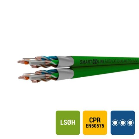 FTP cat5E (non acs) F/UTP CAT6 2x4P LSOH Cca-s1