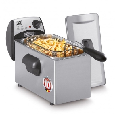 Friteuses Friteuse couvercle inox 3l Van Ratingen