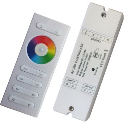 Gestion d'éclairage LED RF basic RGB kit colorwheel 24VDC 3x5A INTEGRATECH