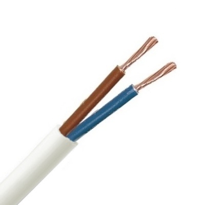 H05VV-F = VTMB LISSE VTMB CABLE LISSE PVC BLANC 2X0