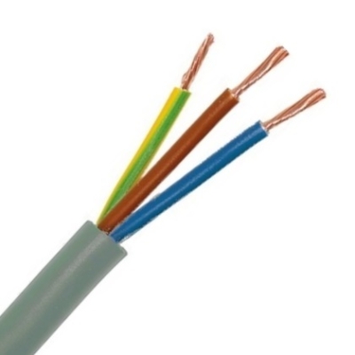 H05VV-F = VTMB LISSE VTMB CABLE LISSE PVC GRIS 3G0