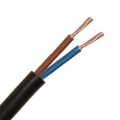 H05VV-F = VTMB LISSE VTMB CABLE LISSE PVC NOIR 2X0