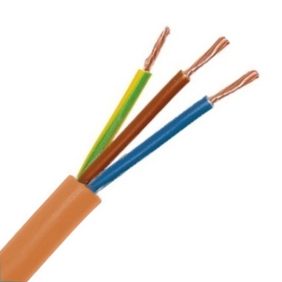 H05VV-F = VTMB LISSE VTMB CABLE LISSE PVC ORANGE 3G1