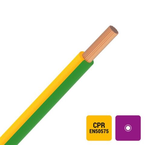 H07V-K 35=>240MM² VOBS SOUPLE VERT/JAUNE ECA 120MM² CABLE D'ENERGIE