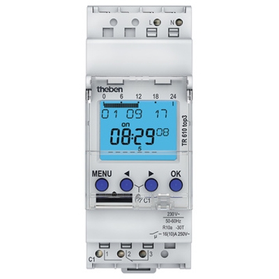 Horloges Horloge digitale 24H/7J 230V 50-60HZ 1CO THEBEN