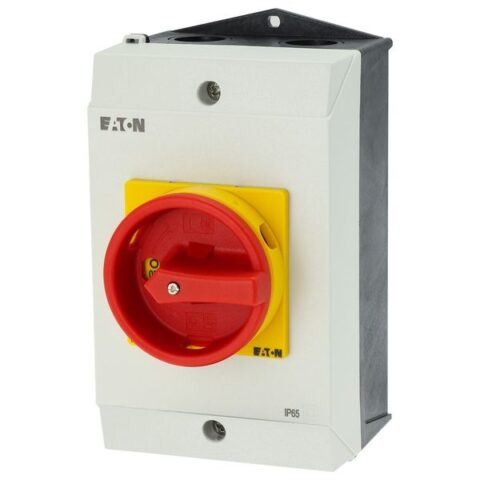 Interrupteur-sectionneur Comm.0-1 3p 25a rou/jaune EATON