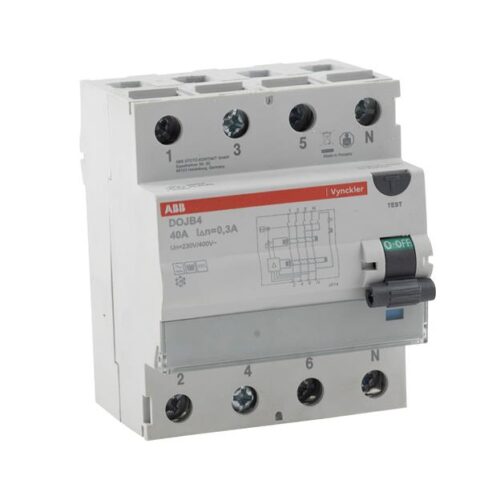 Interrupteurs differentiels FP Différentiel type B 4P 40A 30mA Vynckier (ABB)