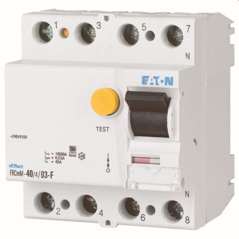 Interrupteurs differentiels FRCMM-40/4/03-S/F EATON