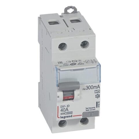 Interrupteurs differentiels Inter diff DX³ 2P 300mA 40A LEGRAND